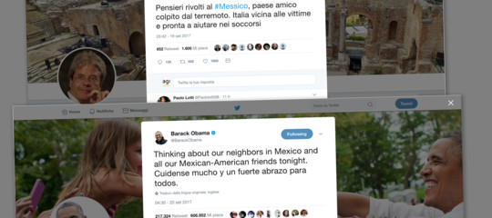 I tweet di solidarietà al Messico dei leader mondiali (da Gentiloni a Obama)