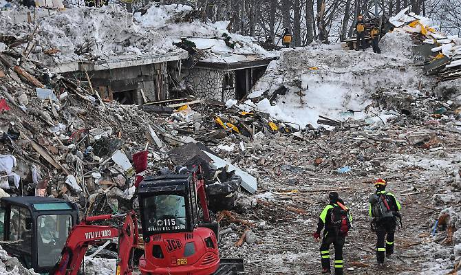 Itália indicia mais de 20 por tragédia em hotel Rigopiano