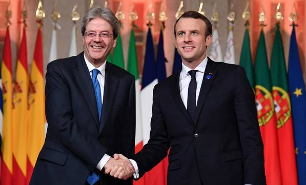 Itália e França querem lançar tratado europeísta