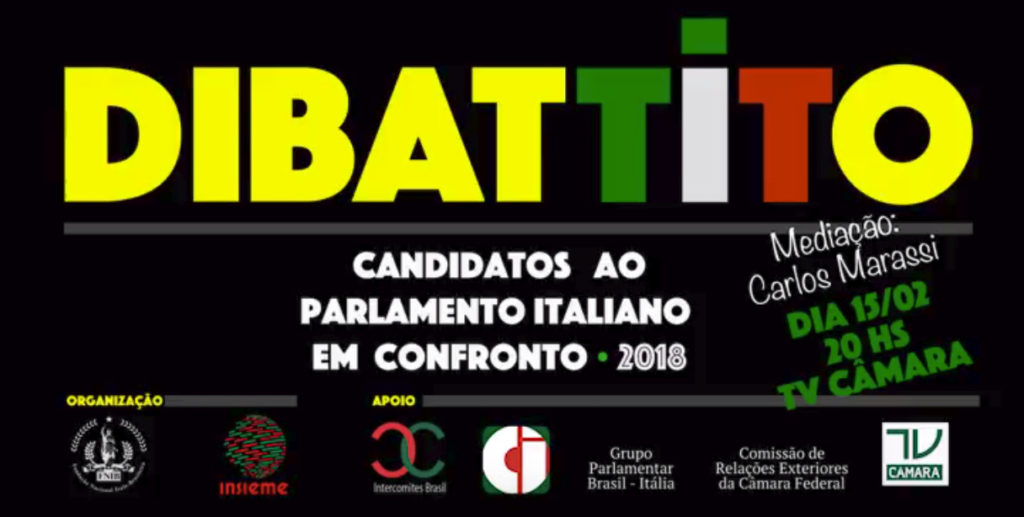 Eleições 2018: TV Câmara transmitirá hoje debate de candidatos ítalo-brasileiros