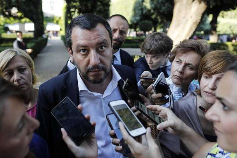 Salvini receberá delegação de agência da ONU para refugiados