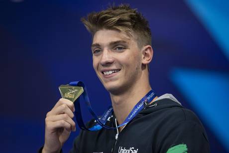 Nadador italiano conquista o 7º ouro do país no Europeu