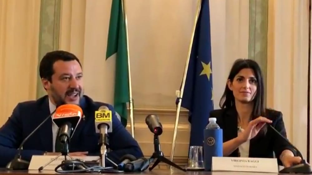 Salvini critica prefeita de Roma e diz que ‘esperava mais’
