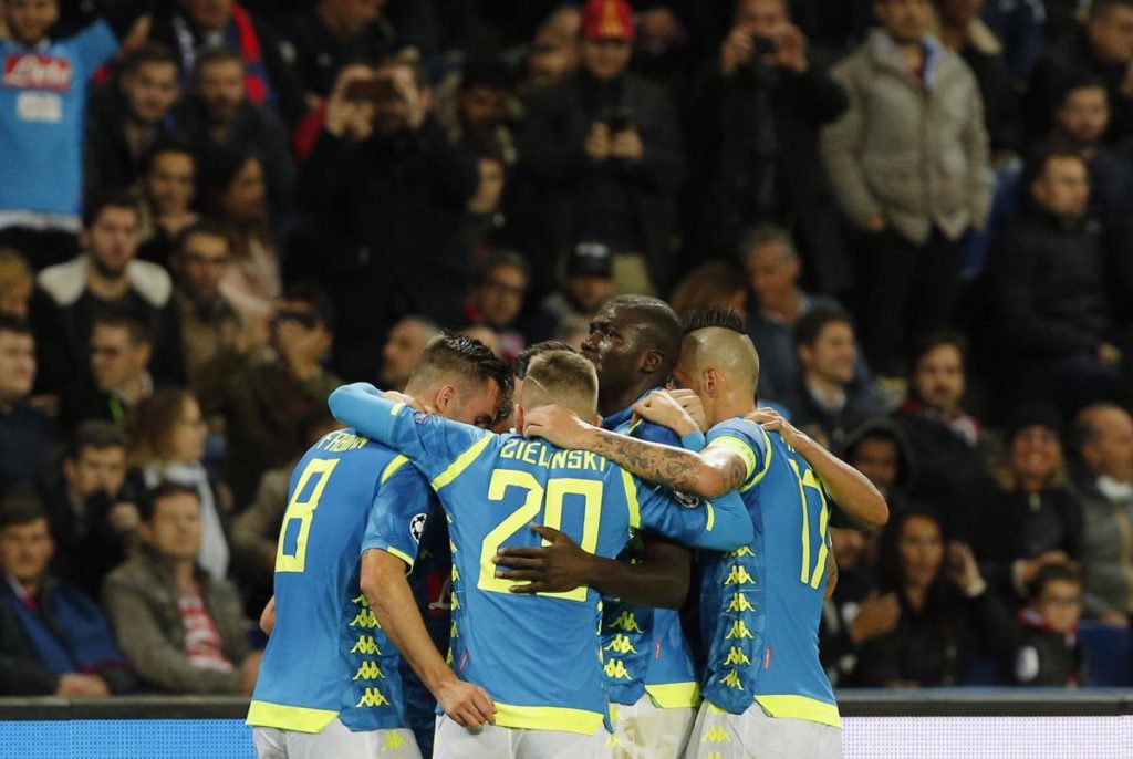 Napoli empata fora de casa com PSG na Champions