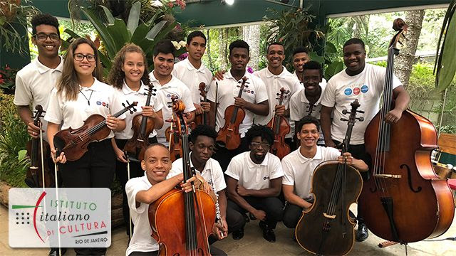 Instituto Italiano de Cultura do Rio recebe Camerata Jovem para Concerto de fim de ano
