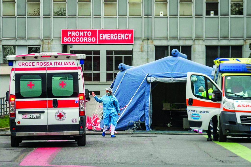 Pico da epidemia na Itália terá cerca de 40 mil casos
