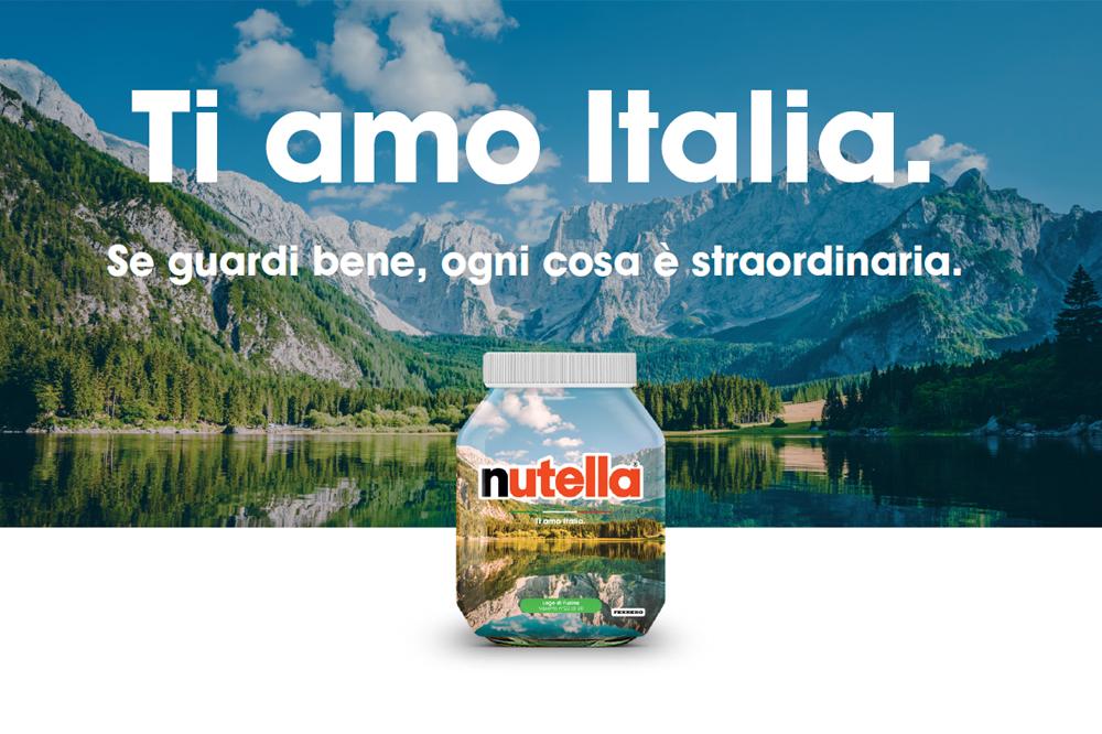 Parceria entre Enit e Nutella homenageia as belezas da Itália