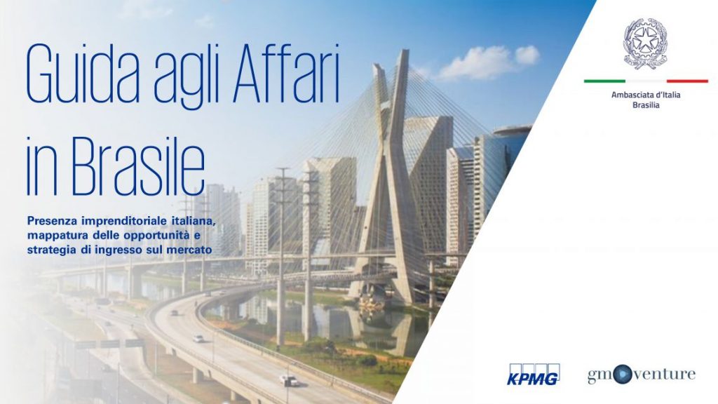 Em parceria com GM Venture e KPMG, Embaixada da Itália lança novo Guia de Negócios no Brasil
