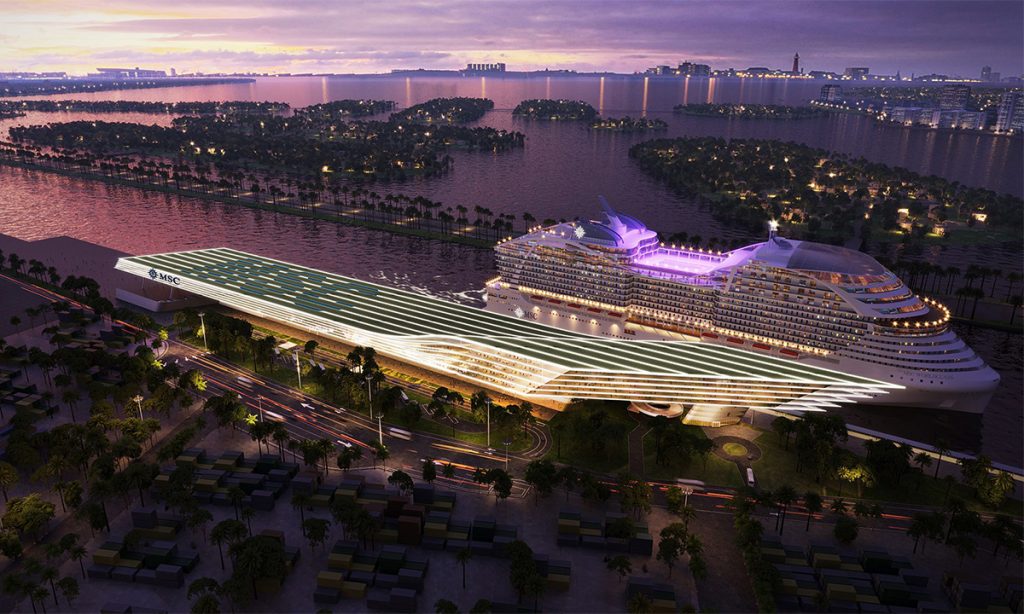 Estatal italiana Fincantieri e Grupo MSC fecham contrato para construir novo terminal de cruzeiros em Miami