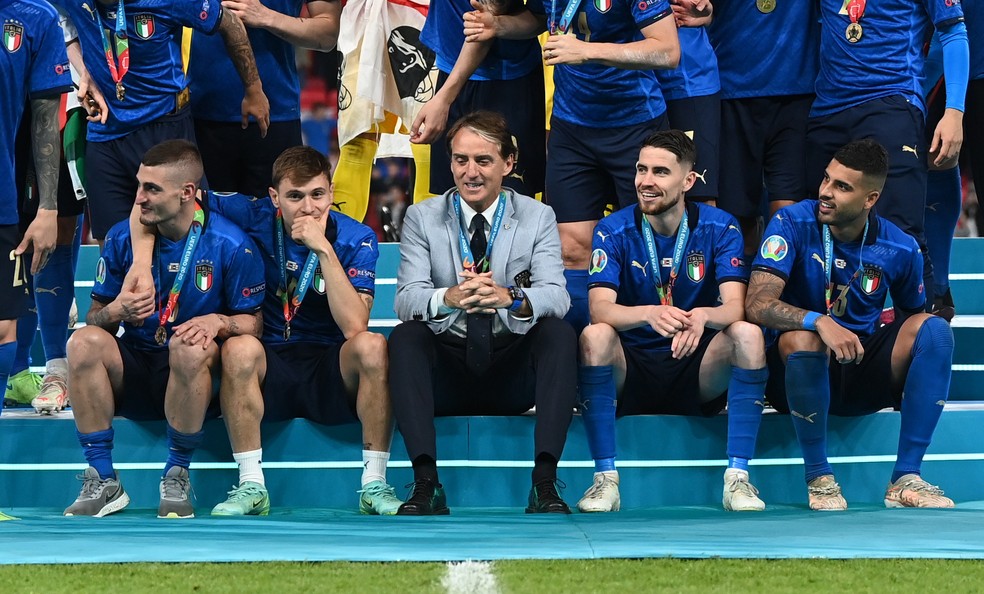 Mancini convoca Itália para as Eliminatórias com base da seleção campeã da Euro