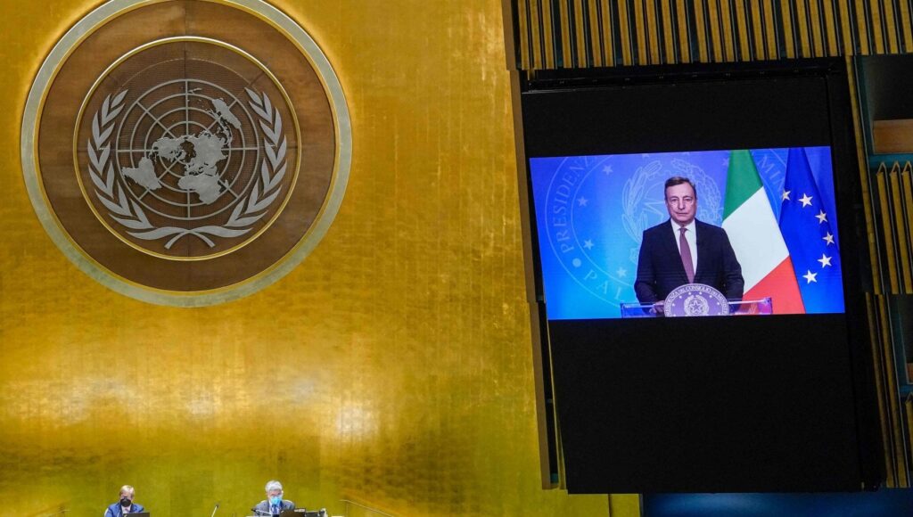Em cúpula da ONU, Draghi relança meta de fome zero até 2030