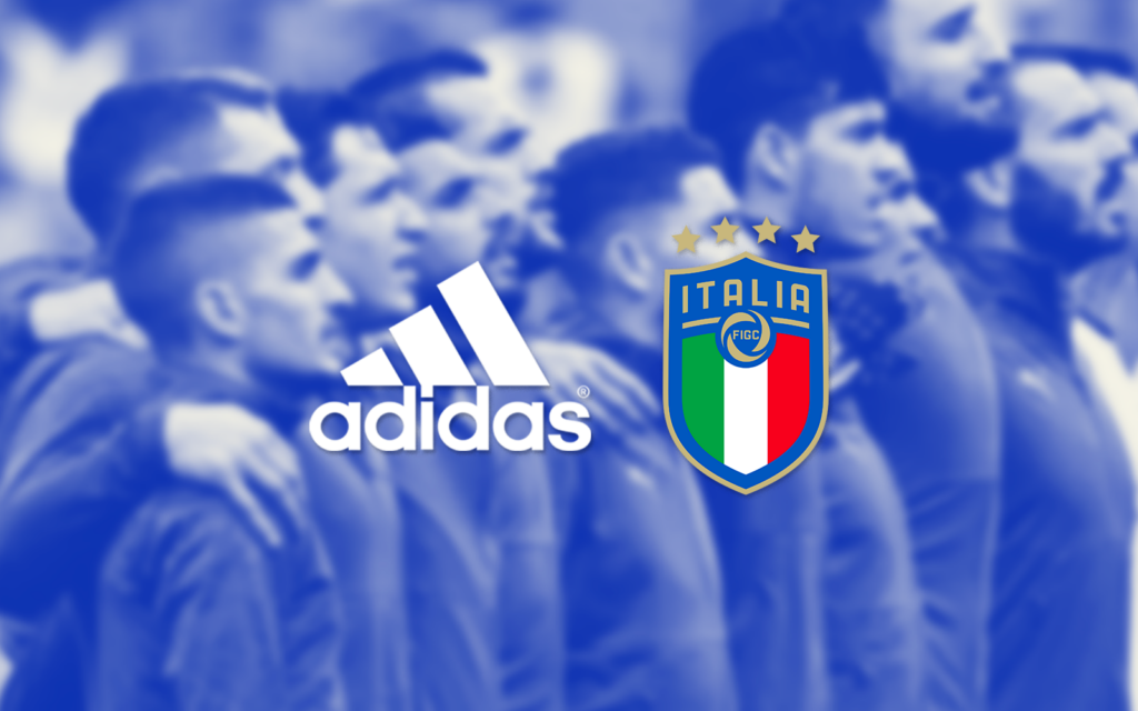 Seleção italiana fecha acordo com a Adidas para fornecimento de material esportivo a partir de 2023