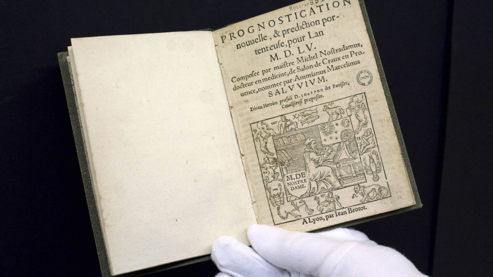 Alemanha devolve manuscrito de Nostradamus à biblioteca de Roma