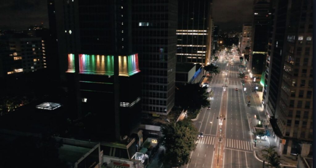 Enel SP e Enel X iluminam prédio do Consulado Geral da Itália em São Paulo