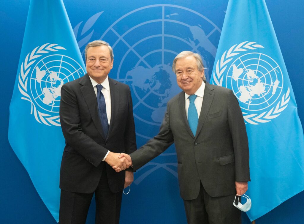 Premiê da Itália se reúne com secretário-geral da ONU em Nova York