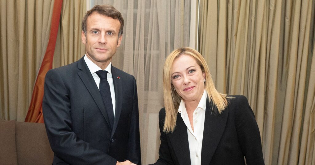 Meloni se reúne com Macron em Roma para uma ‘discussão cordial e frutífera’