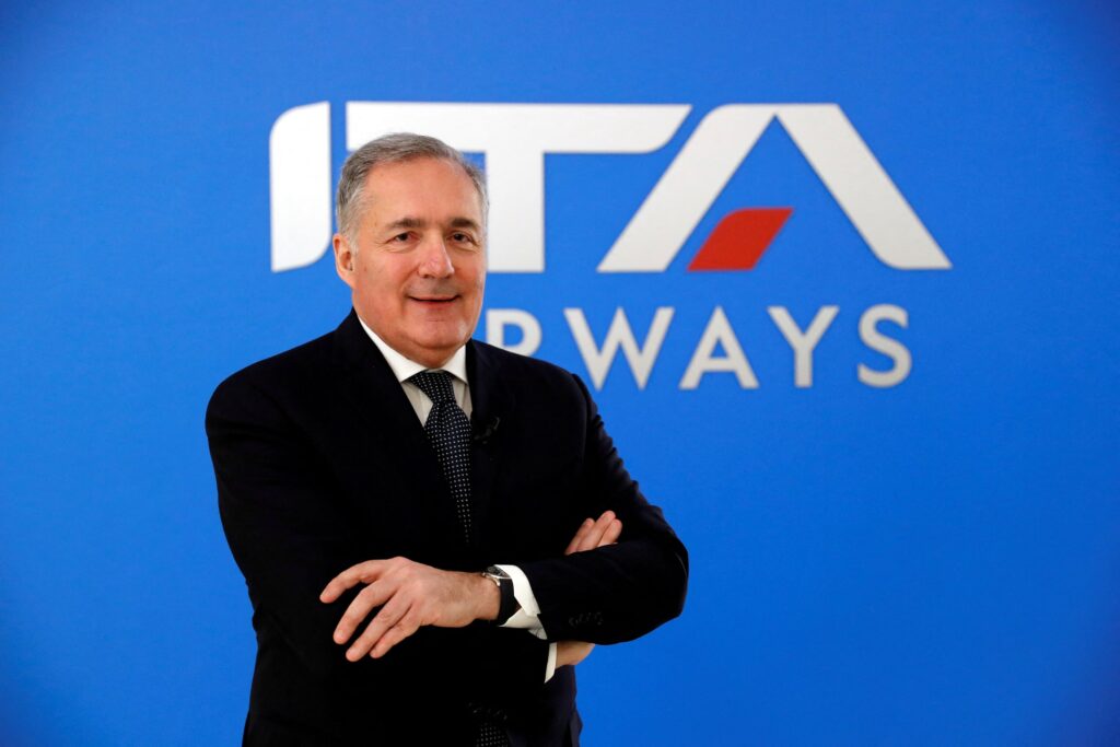 Presidente executivo da companhia aérea italiana ITA Airways renuncia ao cargo