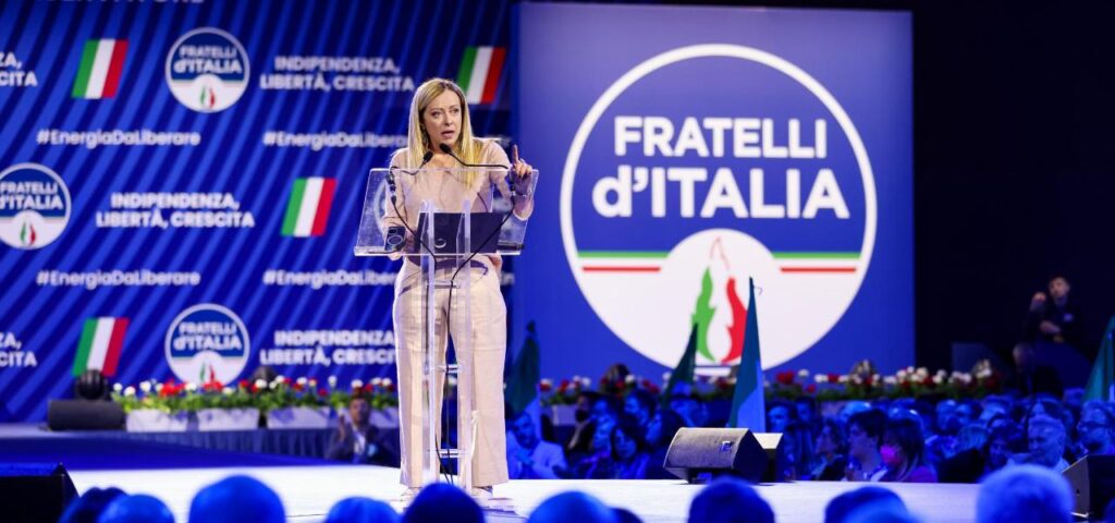 Partido Irmãos da Itália se mantém na liderança nas intenções de voto na Itália