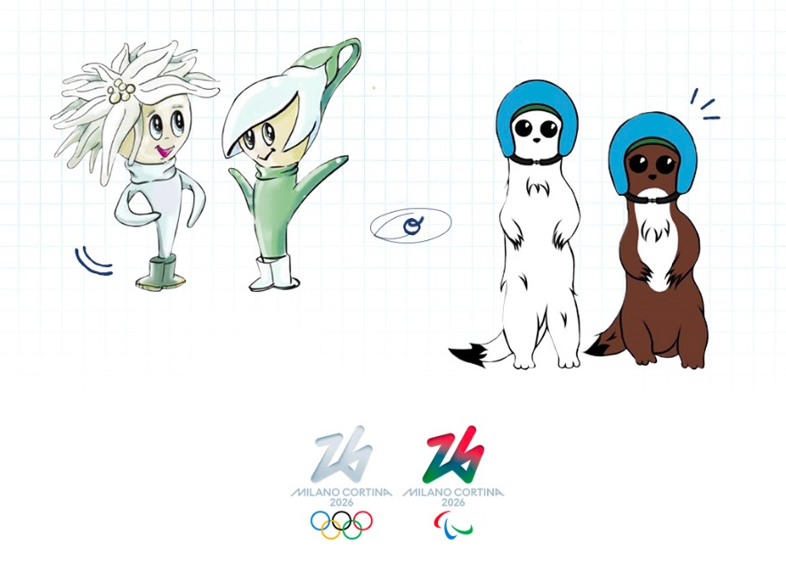 Organizadores dos Jogos de Cortina-Milão decidem finalistas de concurso para mascote