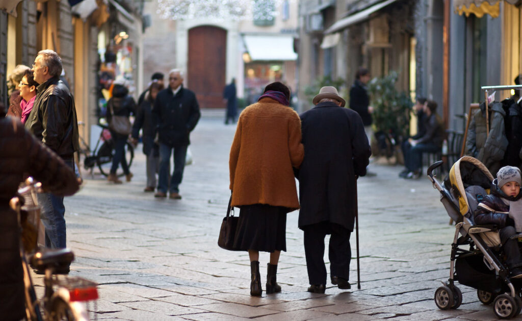 Estudo revela que Itália é o país com a população mais envelhecida da Europa