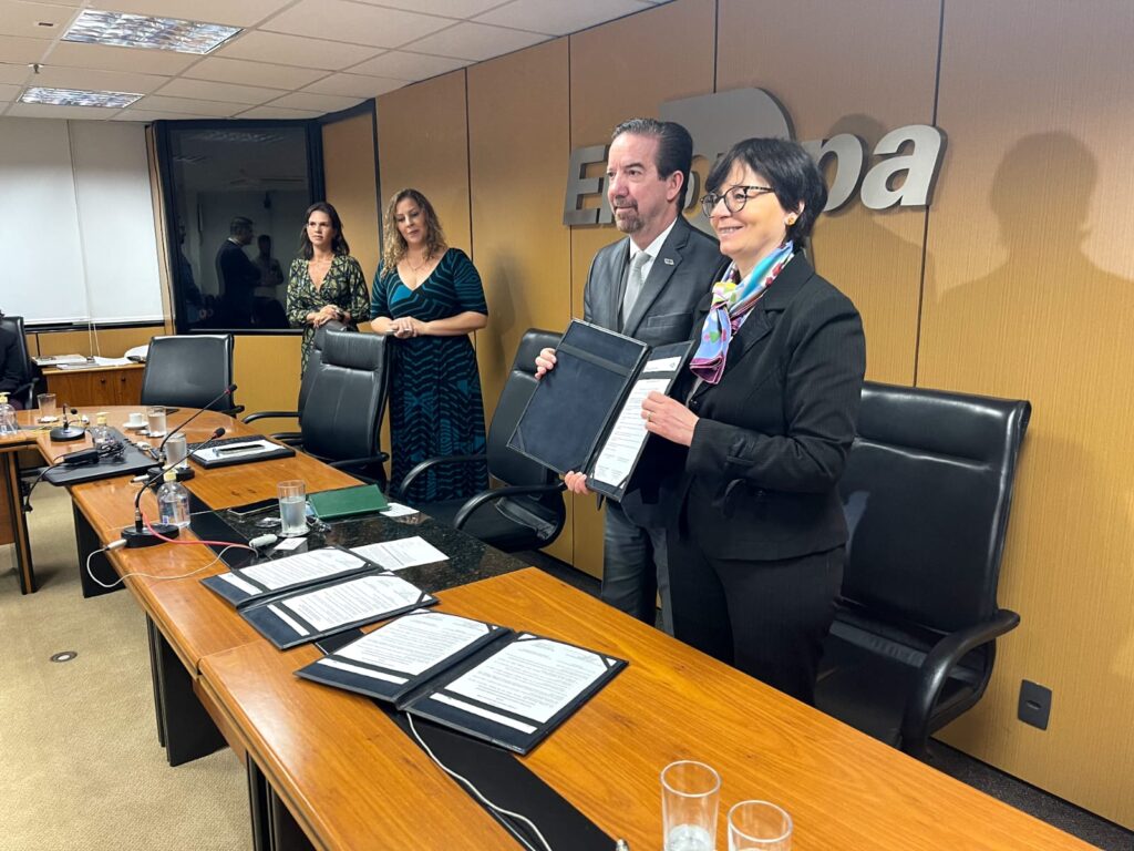 Acordo de cooperação com Embrapa funcionará para os próximos cinco anos