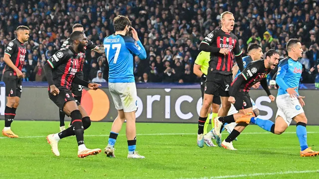 Milan empata com Napoli e avança para a semifinal da Champions