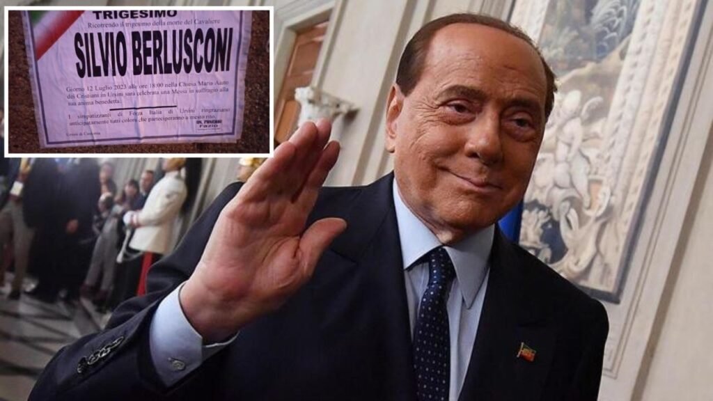 Familiares e amigos próximos organizam missa de 30 dias pela morte de Berlusconi