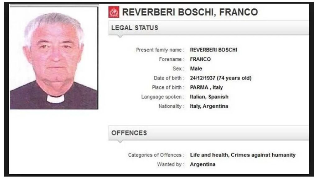 Itália decide extraditar para Argentina ex-capelão militar acusado de crimes na ditadura