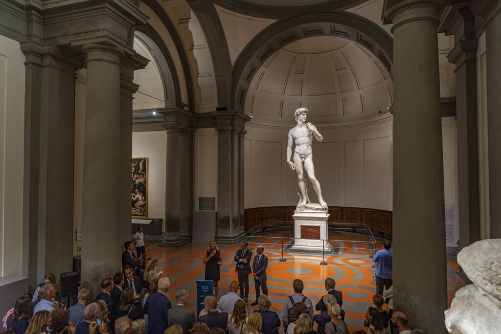 Estátua de ‘David’ de Michelangelo em Florença ganha nova iluminação