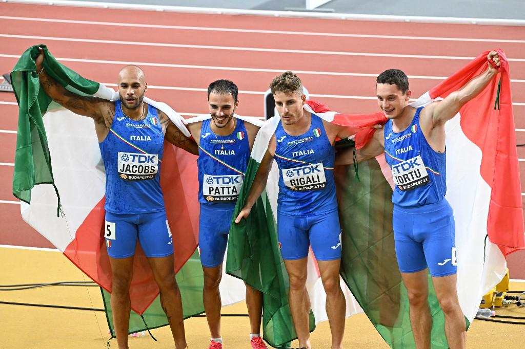 Itália conquista medalha de prata no revezamento 4x100m no Mundial de Atletismo