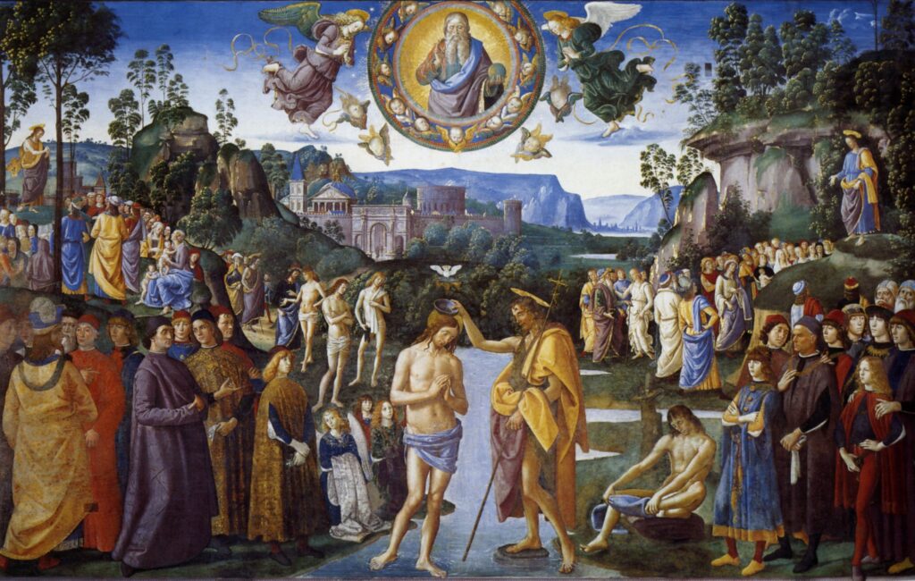 Tradicional exposição de Natal de Milão exibe ‘O Batismo de Cristo’, de Perugino