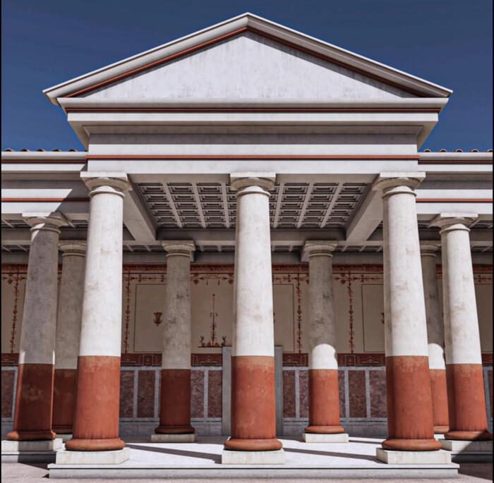 Pórtico de Minúcio passa por restauração no centro de Roma